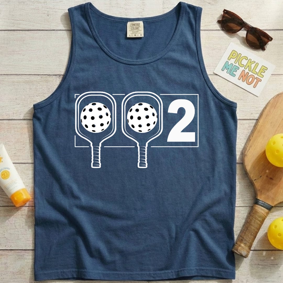 002 Pickleball Garment-Dyed Tank Top