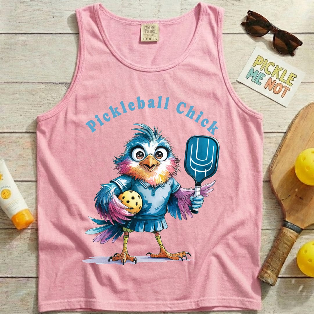 Pickleball Chick Garment-Dyed Tank Top