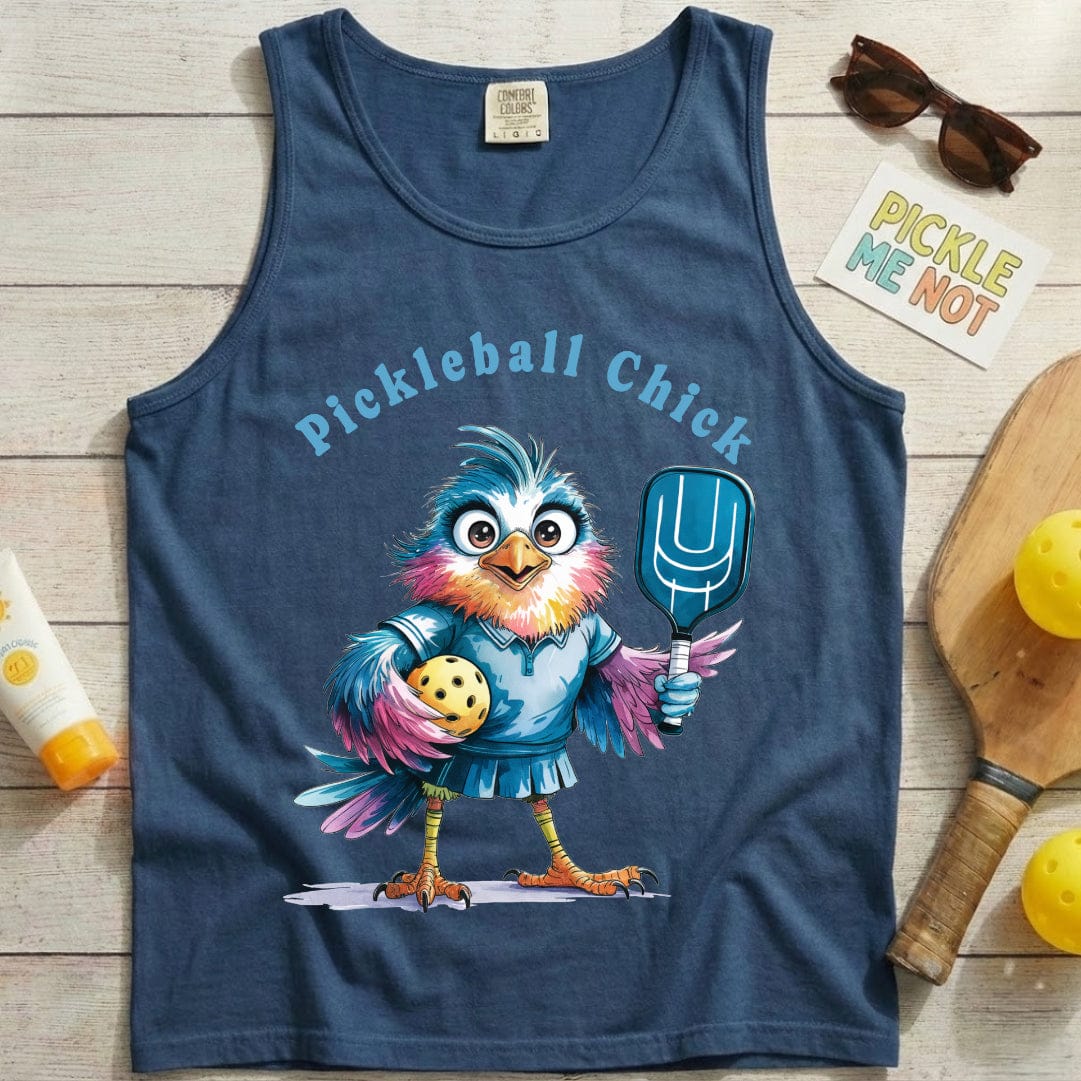 Pickleball Chick Garment-Dyed Tank Top