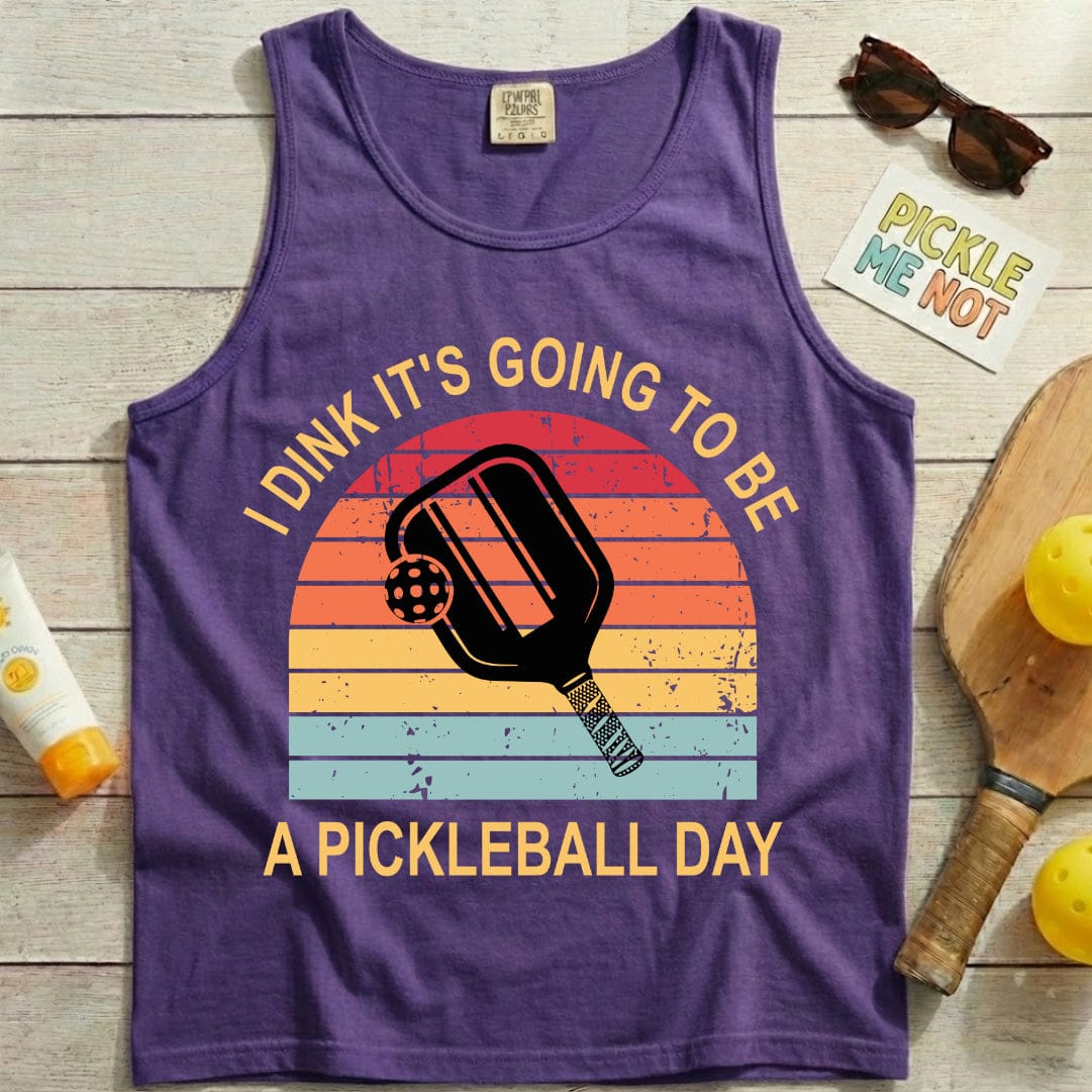 A Pickleball Day Garment-Dyed Tank Top