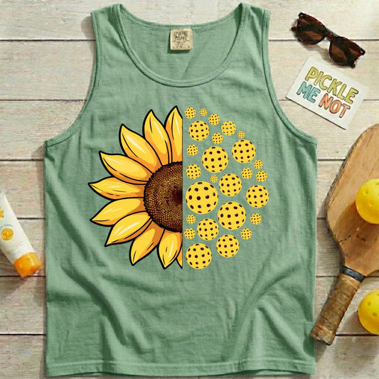 Sunflower Pickleball Garment-Dyed Tank Top