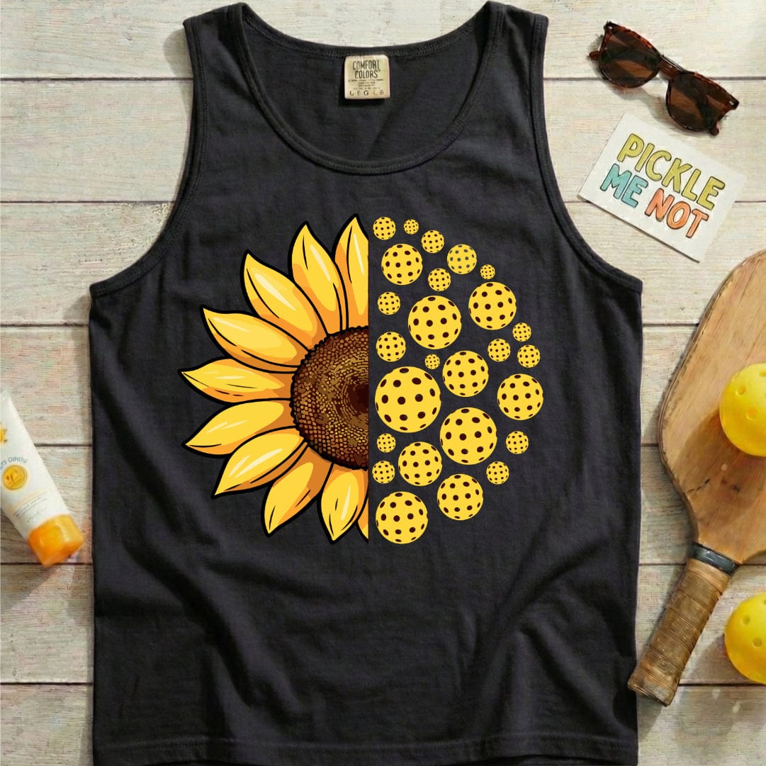 Sunflower Pickleball Garment-Dyed Tank Top