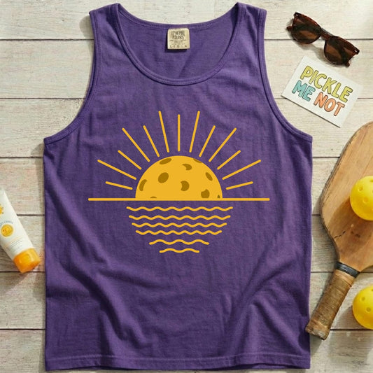 Sunset Pickleball Garment-Dyed Tank Top