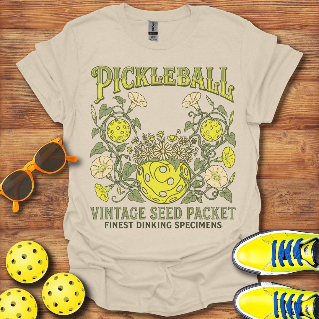Vintage Seed Pack Pickleball T-Shirt