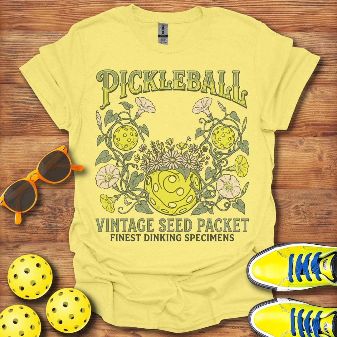 Vintage Seed Pack Pickleball T-Shirt