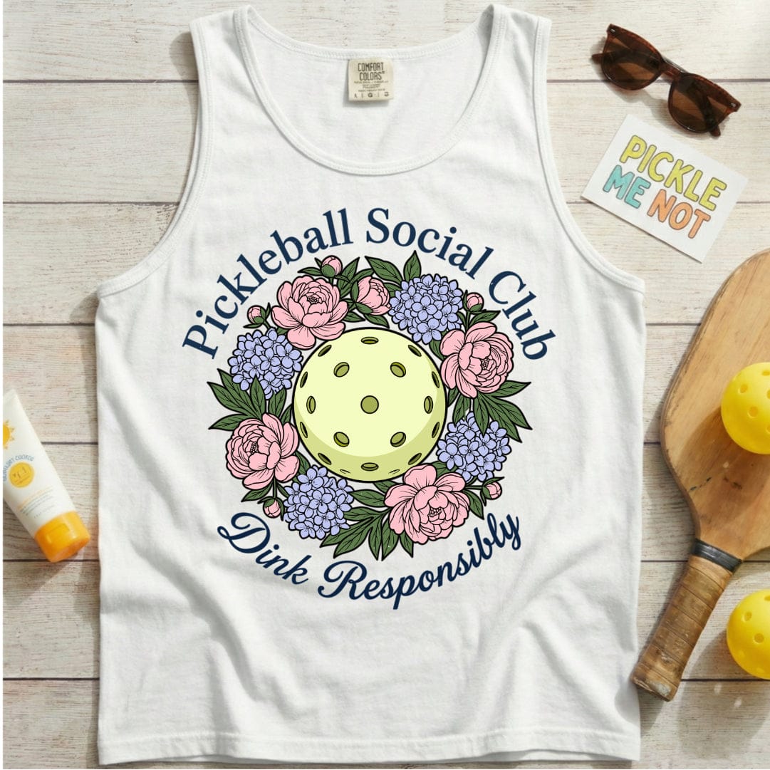 Pickleball Social Club Garment-Dyed Tank Top