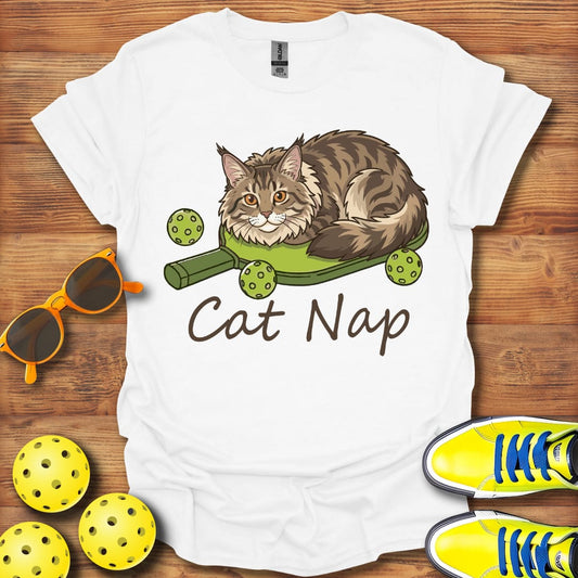 Pickleball Ragdoll Cat Nap Unisex Cotton T-Shirt