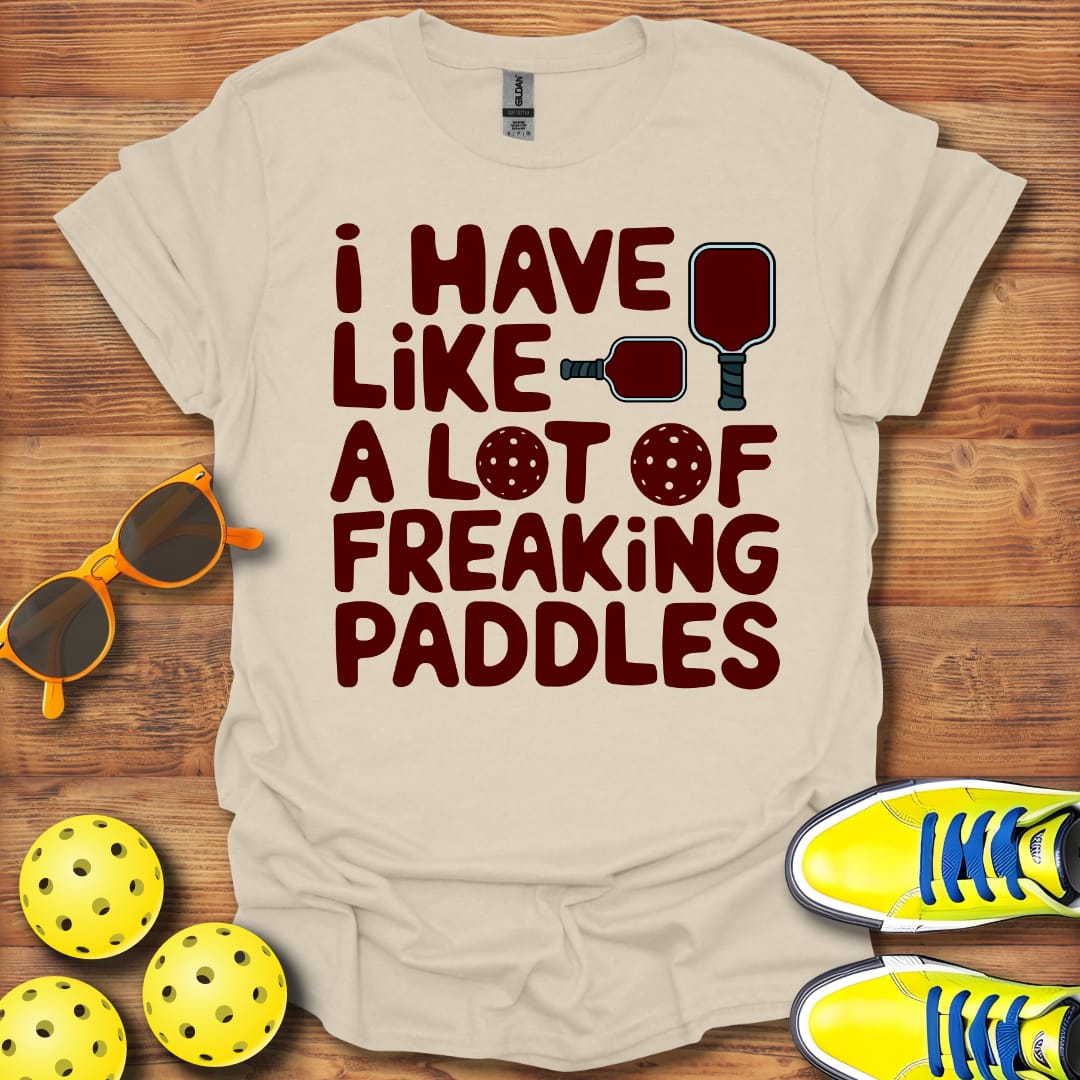 Freaking Pickleball Paddles T-Shirt
