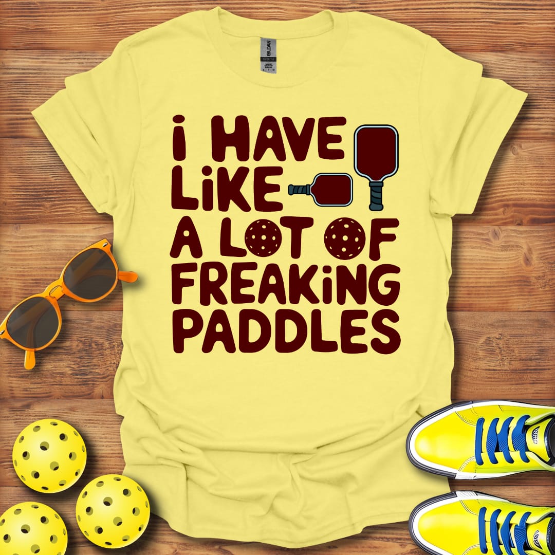 Freaking Pickleball Paddles T-Shirt