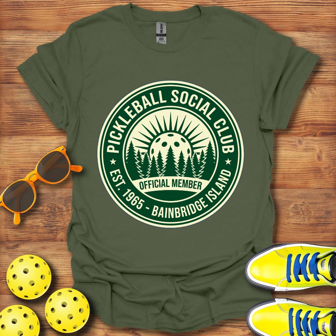 Pickleball Bainbridge Island T-Shirt