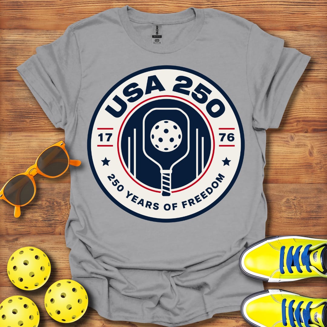 USA 250 Pickleball T-Shirt Unisex Cotton