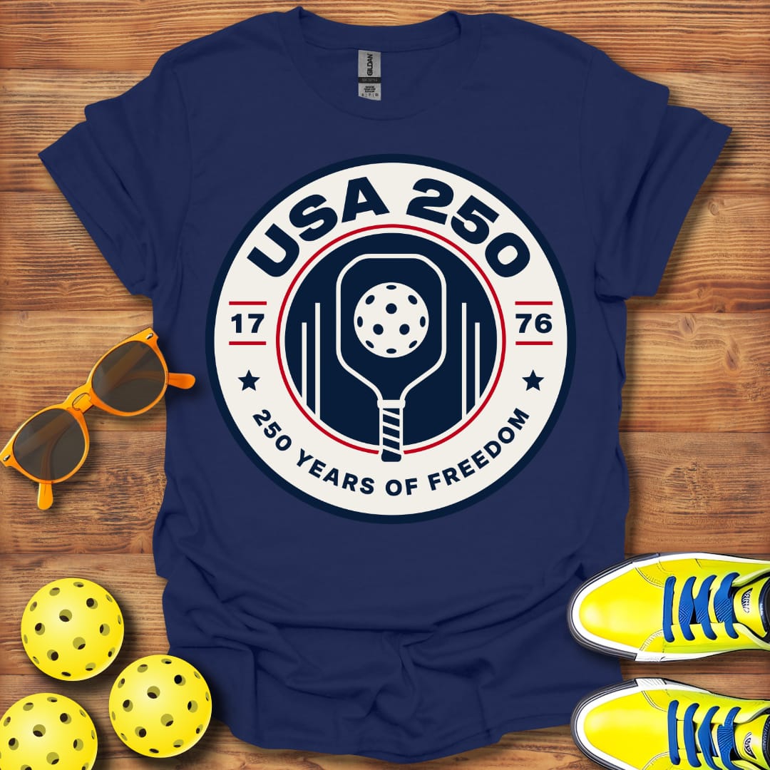 USA 250 Pickleball T-Shirt Unisex Cotton