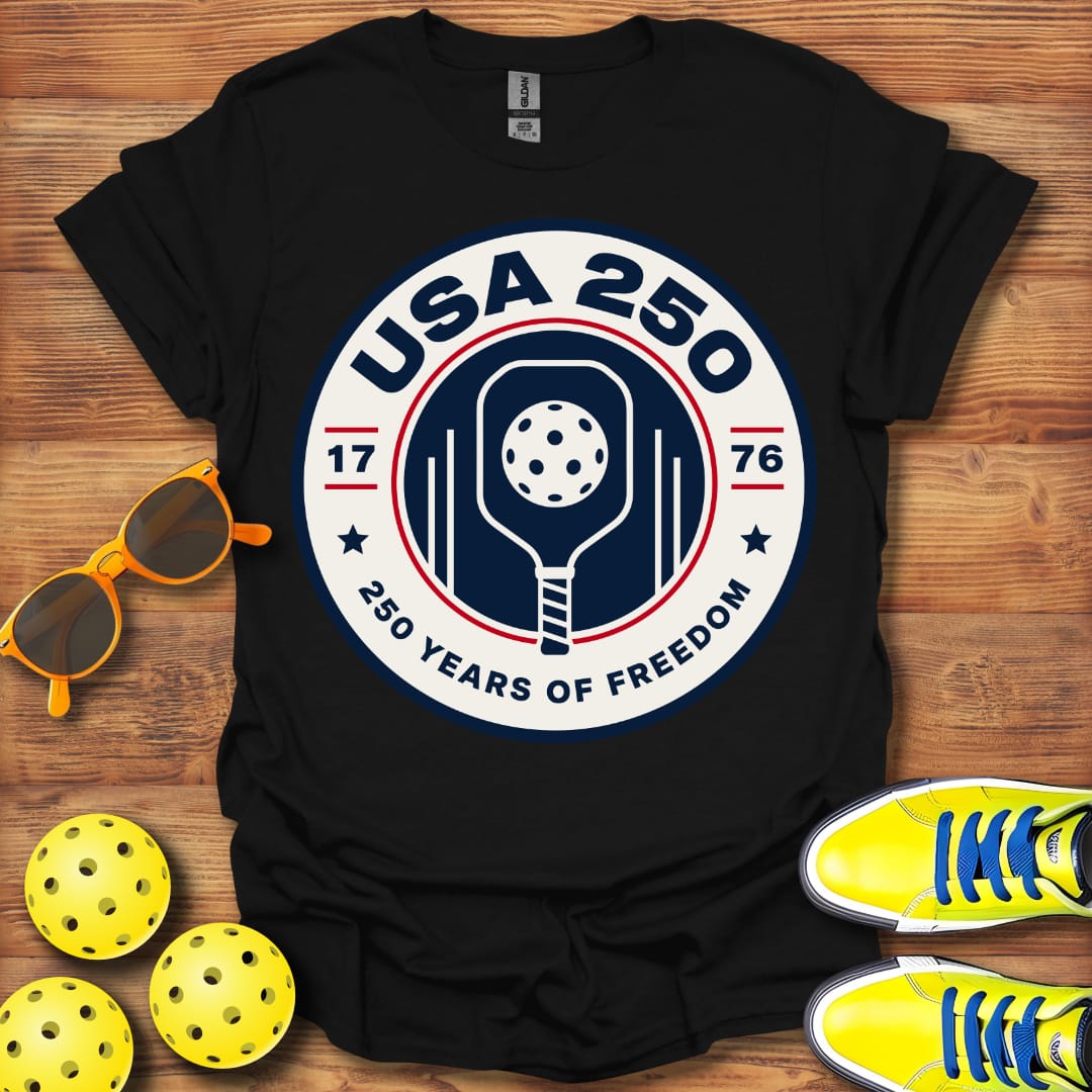 USA 250 Pickleball T-Shirt Unisex Cotton