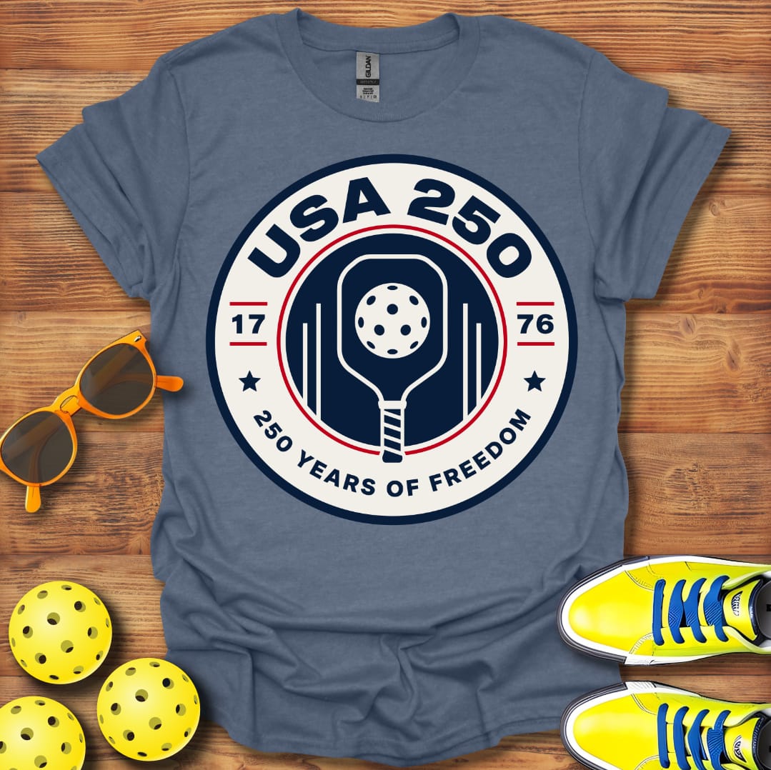 USA 250 Pickleball T-Shirt Unisex Cotton