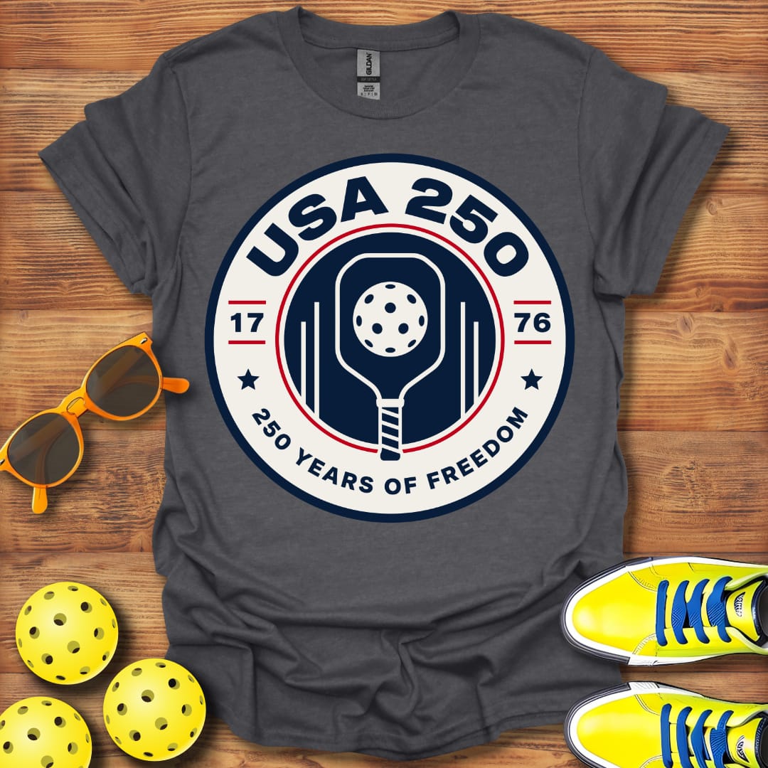 USA 250 Pickleball T-Shirt Unisex Cotton