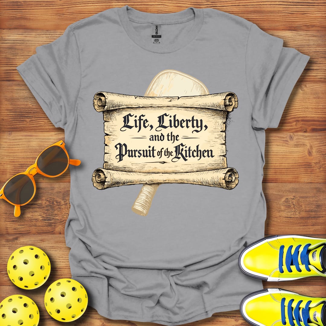 Life Liberty Pickleball T-Shirt Unisex Cotton