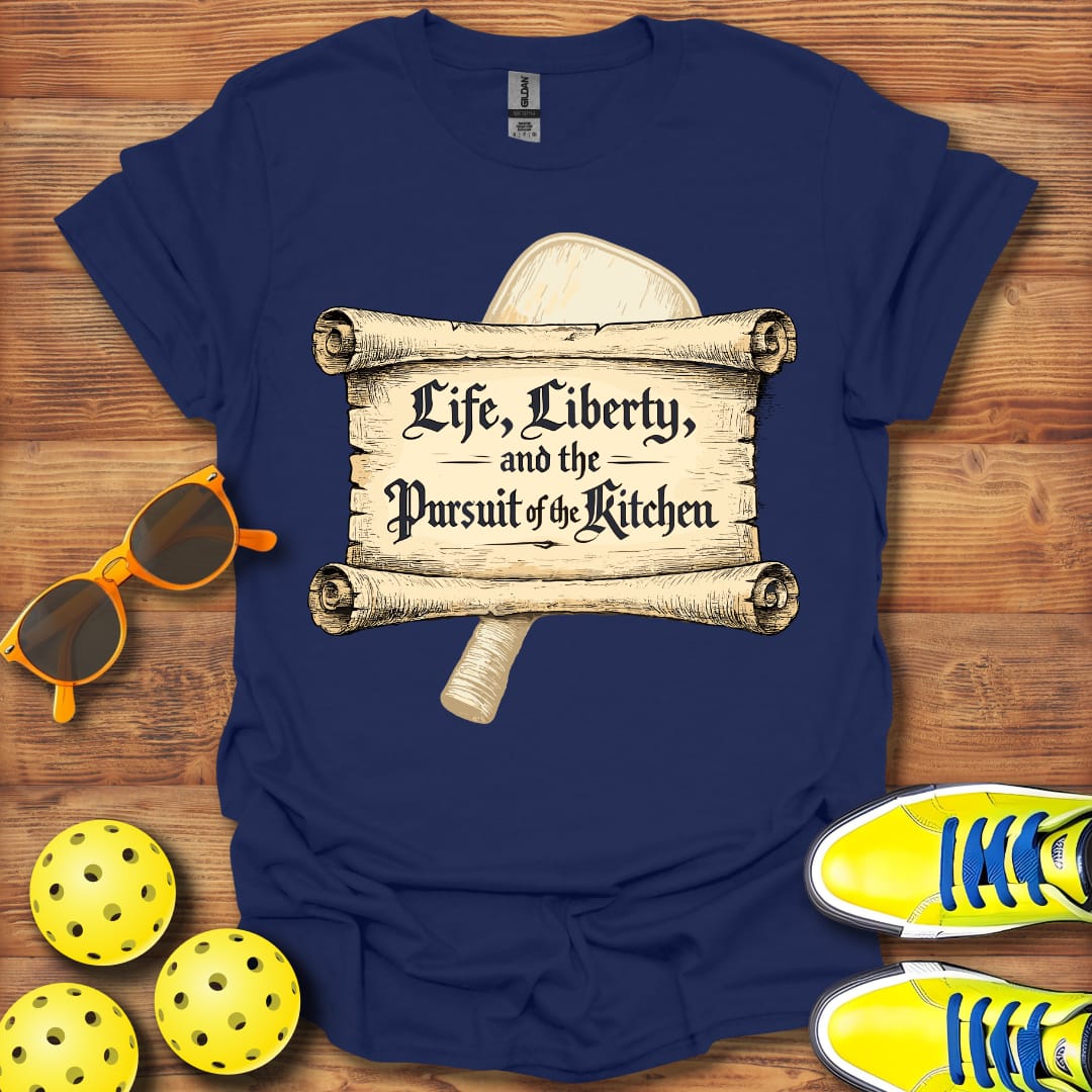 Life Liberty Pickleball T-Shirt Unisex Cotton