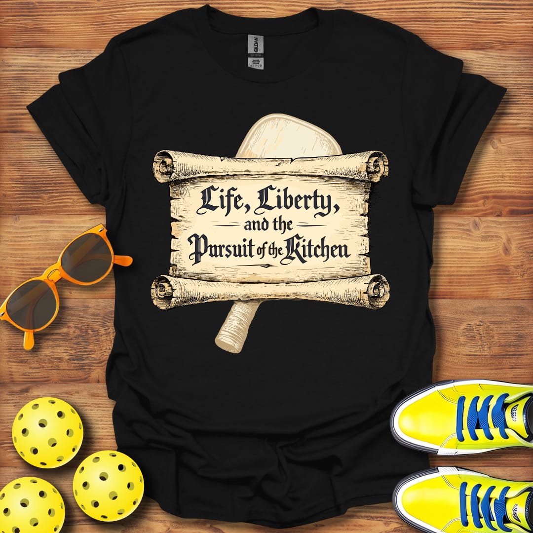 Life Liberty Pickleball T-Shirt Unisex Cotton