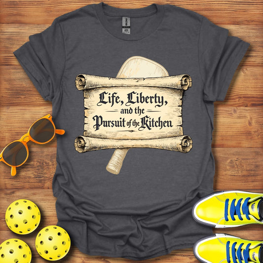 Life Liberty Pickleball T-Shirt Unisex Cotton