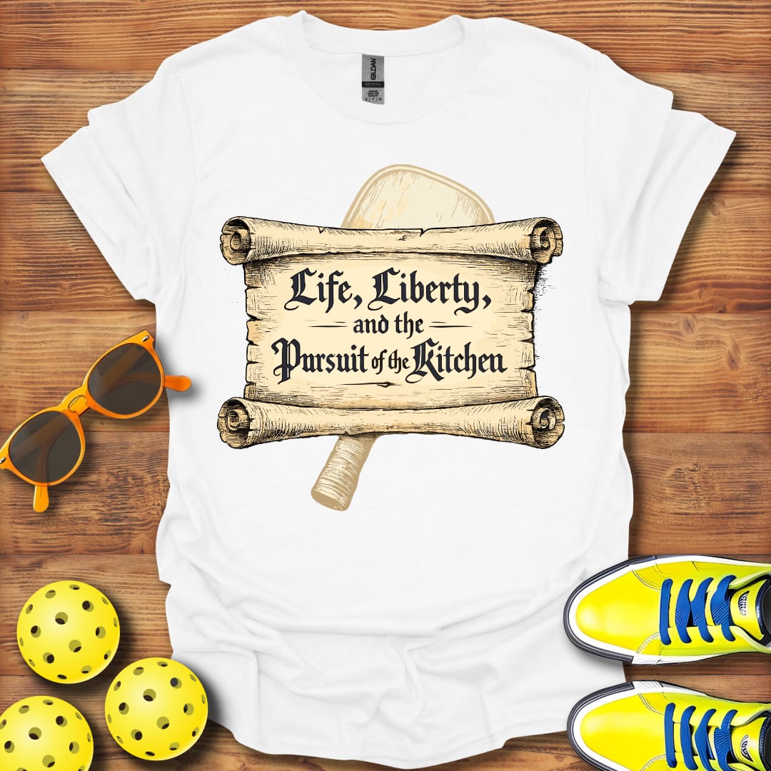 Life Liberty Pickleball T-Shirt Unisex Cotton