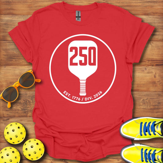250 Pickleball Paddle T-Shirt Unisex Cotton