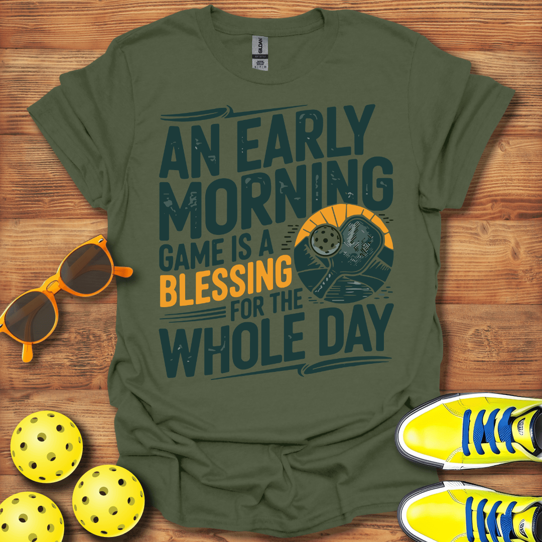 Unisex Pickleball Early Morning Blessing T-Shirt