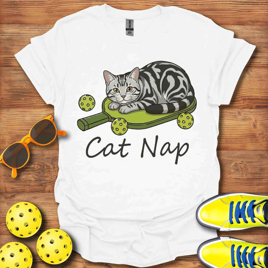 American Shorthair Unisex Cotton Pickleball T-Shirt