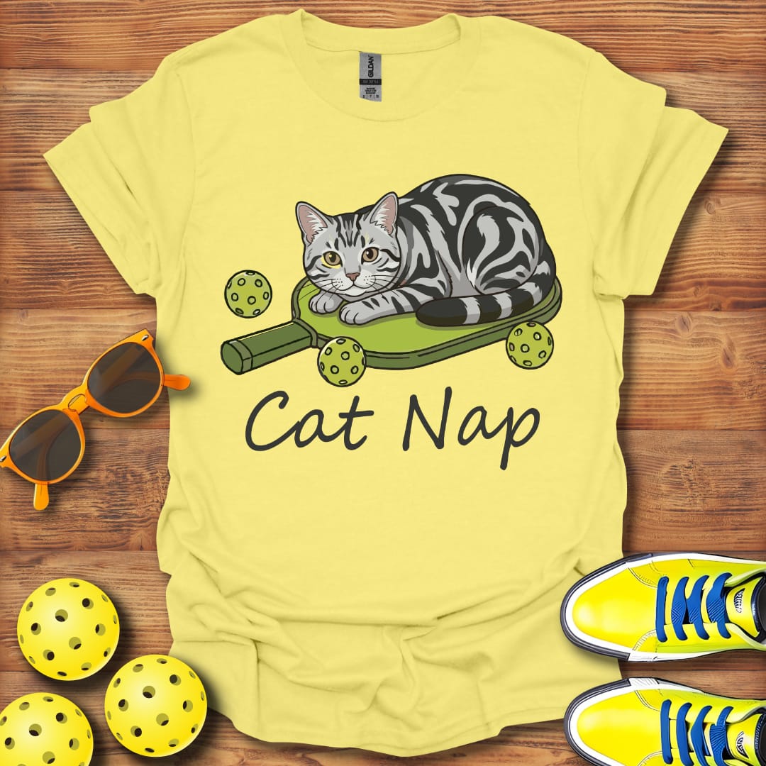 American Shorthair Unisex Cotton Pickleball T-Shirt