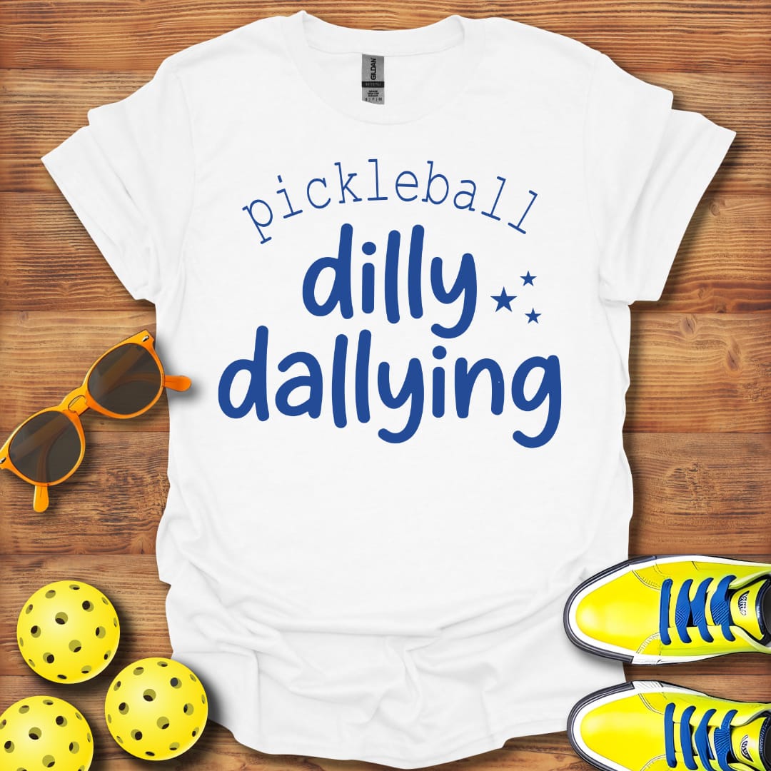 Dilly Dallying Unisex Pickleball T-Shirt