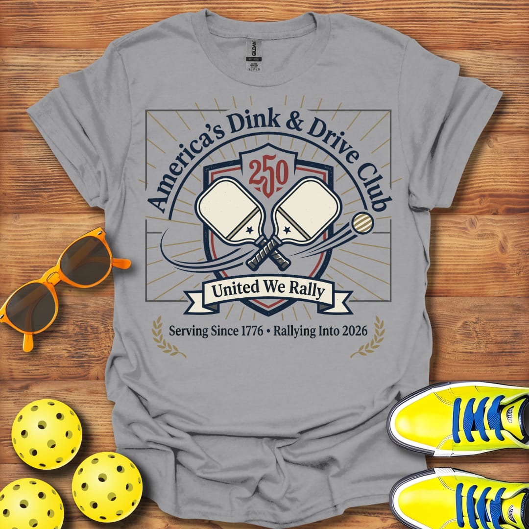 America's Dink And Drive Unisex Pickleball T-Shirt