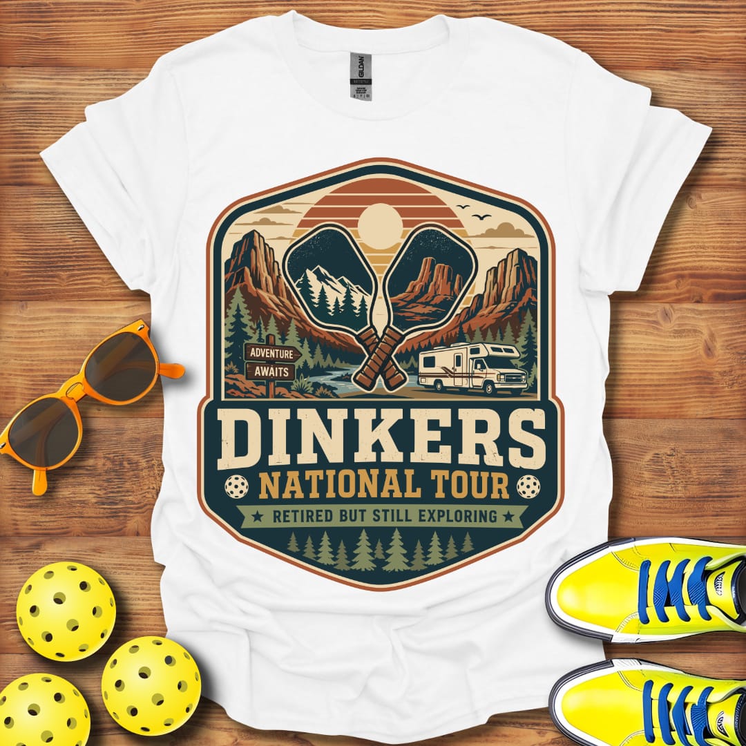 Retirement National Tour Unisex Pickleball T-Shirt