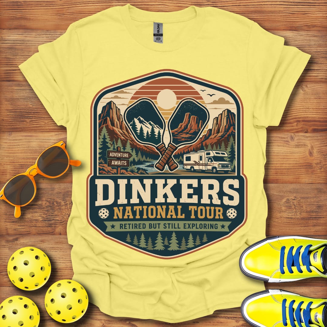 Retirement National Tour Unisex Pickleball T-Shirt