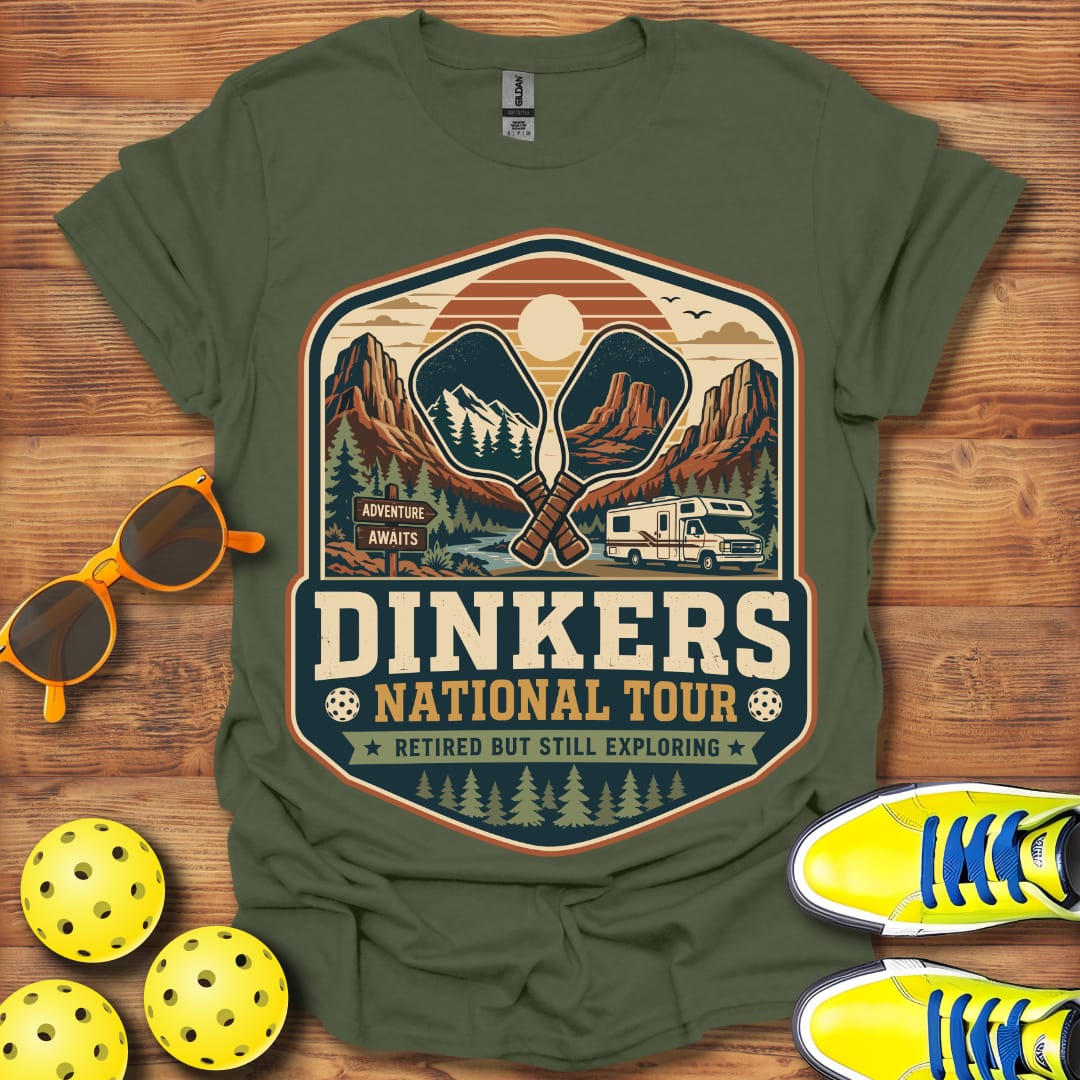 Retirement National Tour Unisex Pickleball T-Shirt