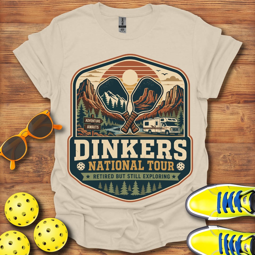 Retirement National Tour Unisex Pickleball T-Shirt