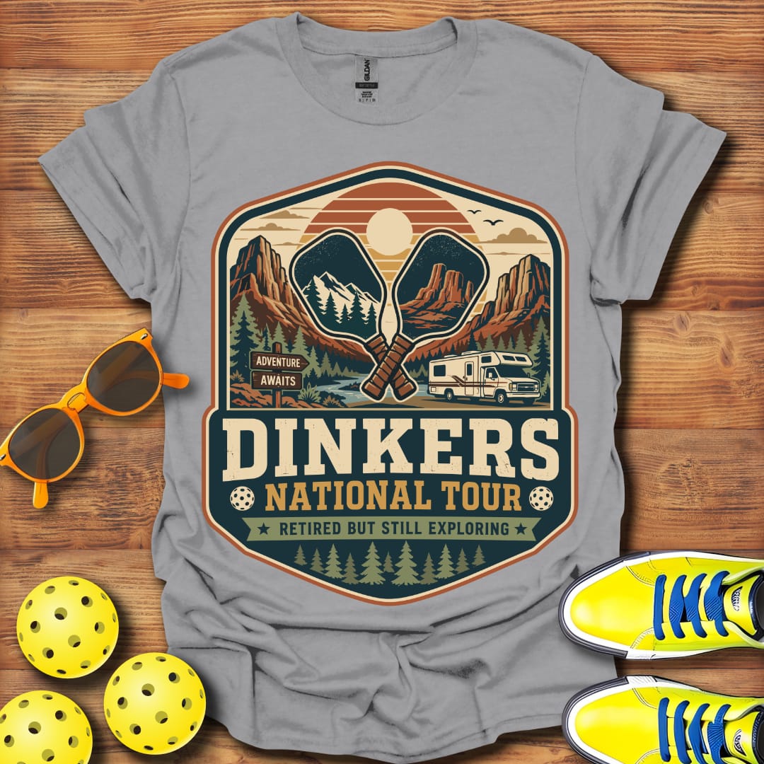 Retirement National Tour Unisex Pickleball T-Shirt
