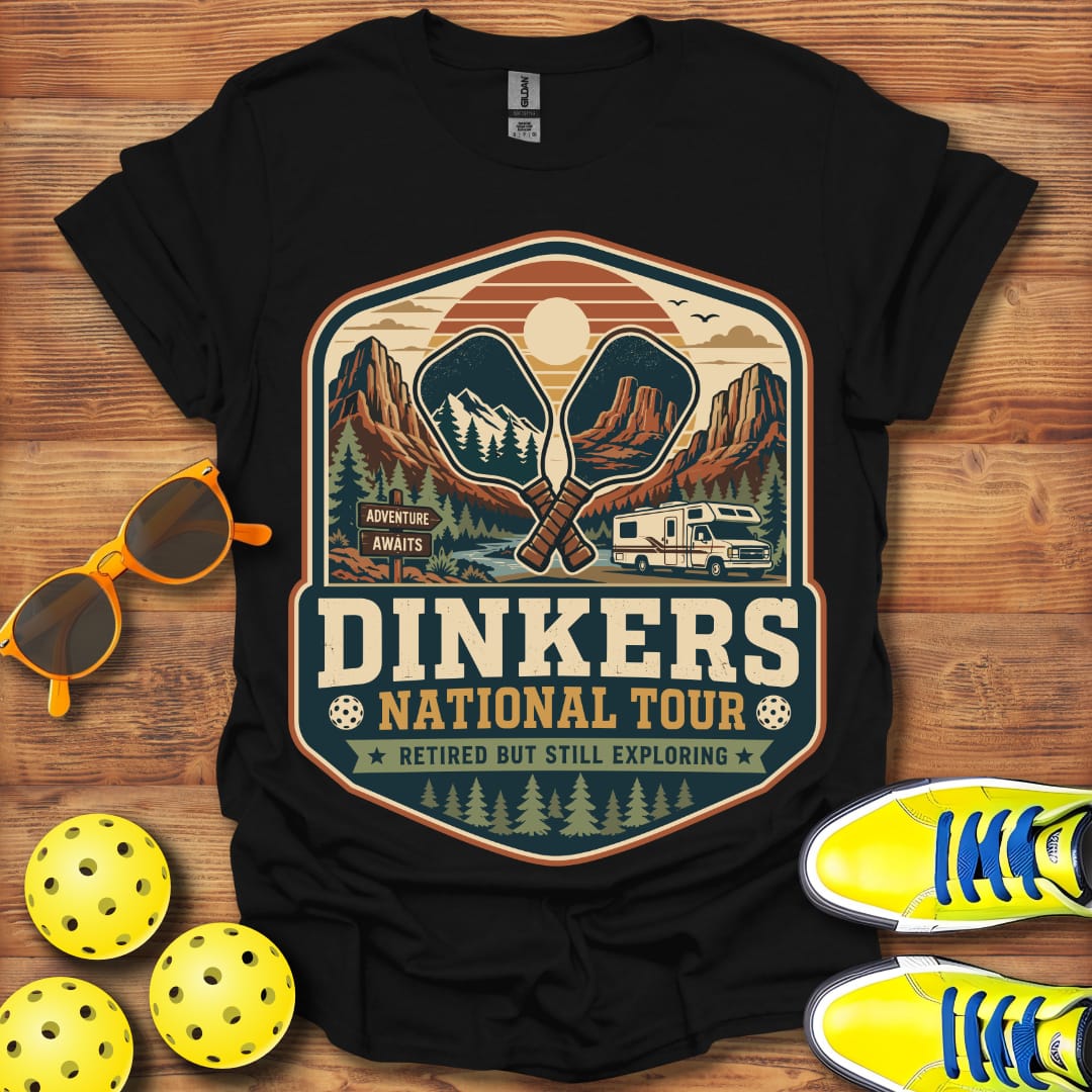 Retirement National Tour Unisex Pickleball T-Shirt