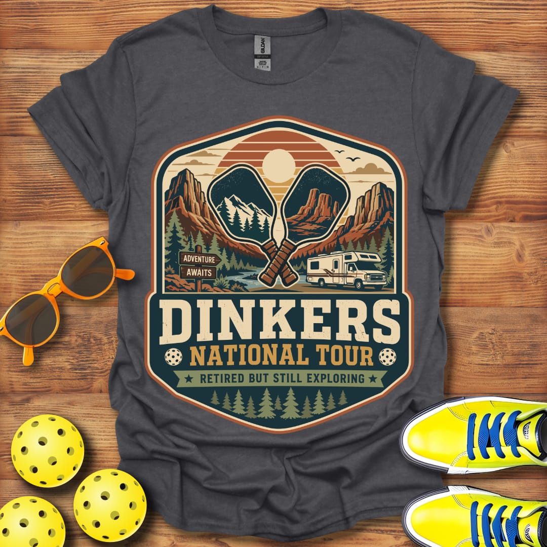 Retirement National Tour Unisex Pickleball T-Shirt