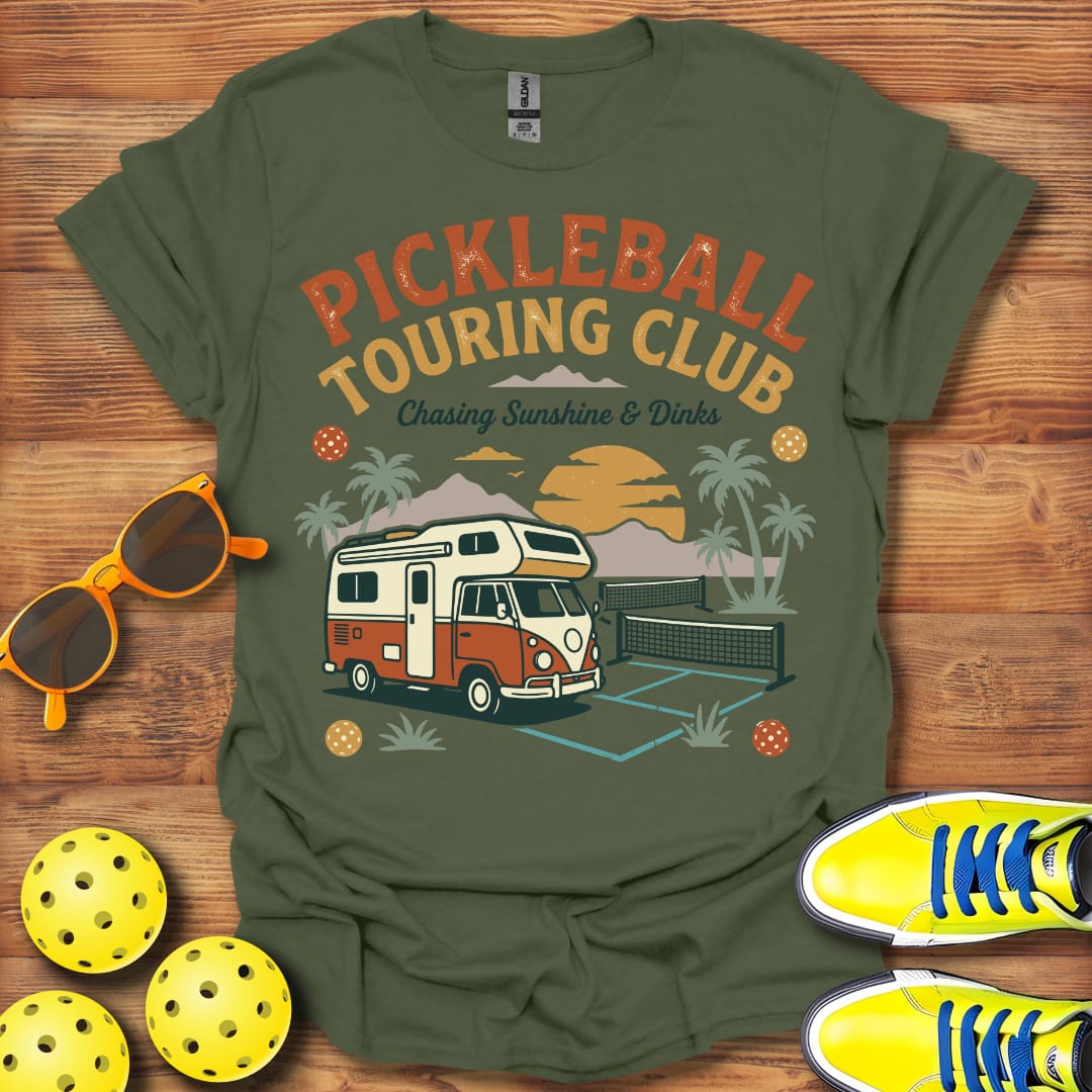 Unisex Pickleball RV Touring Club T-Shirt