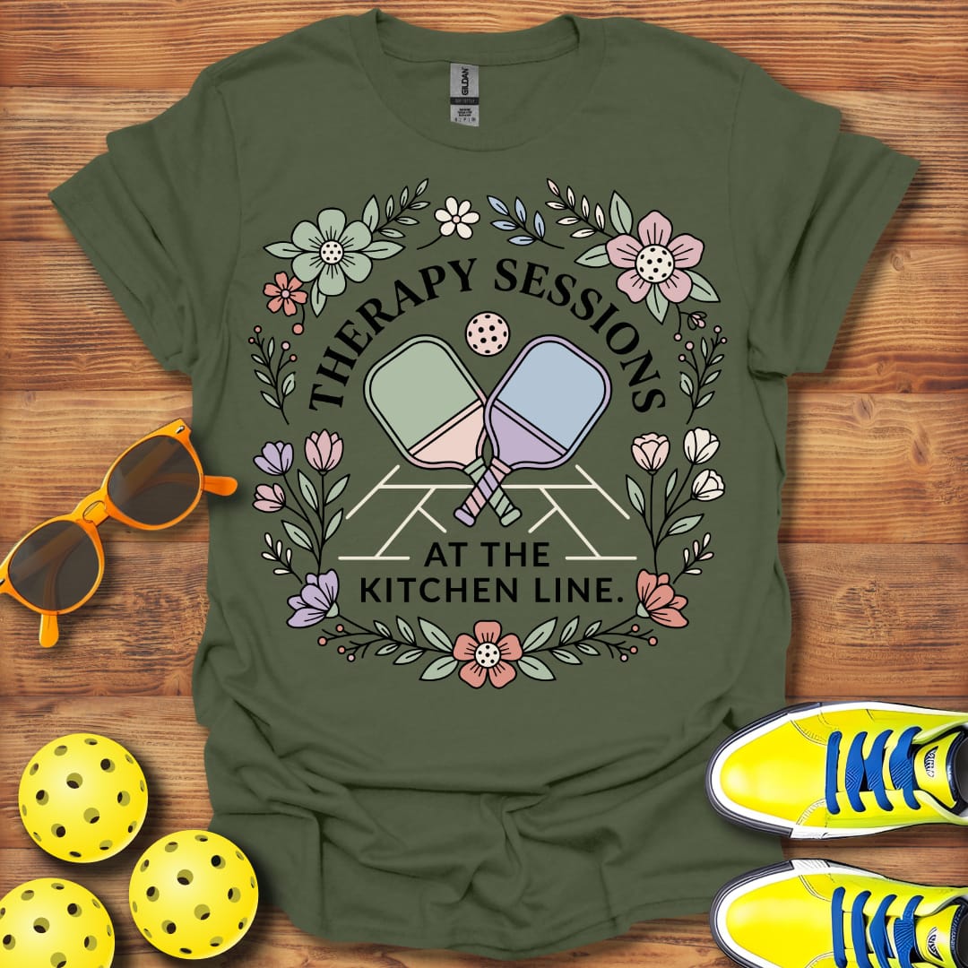 Therapy Sessions Unisex Pickleball T-Shirt