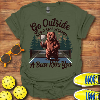 Go Outside Unisex Pickleball T-Shirt