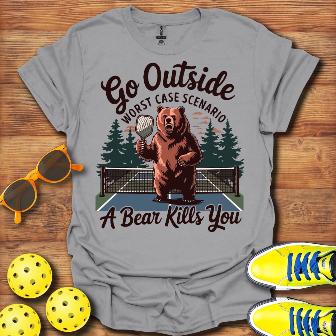 Go Outside Unisex Pickleball T-Shirt