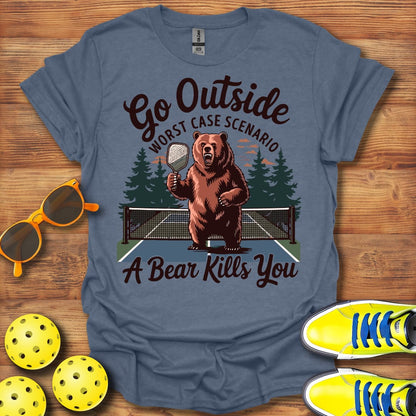 Go Outside Unisex Pickleball T-Shirt