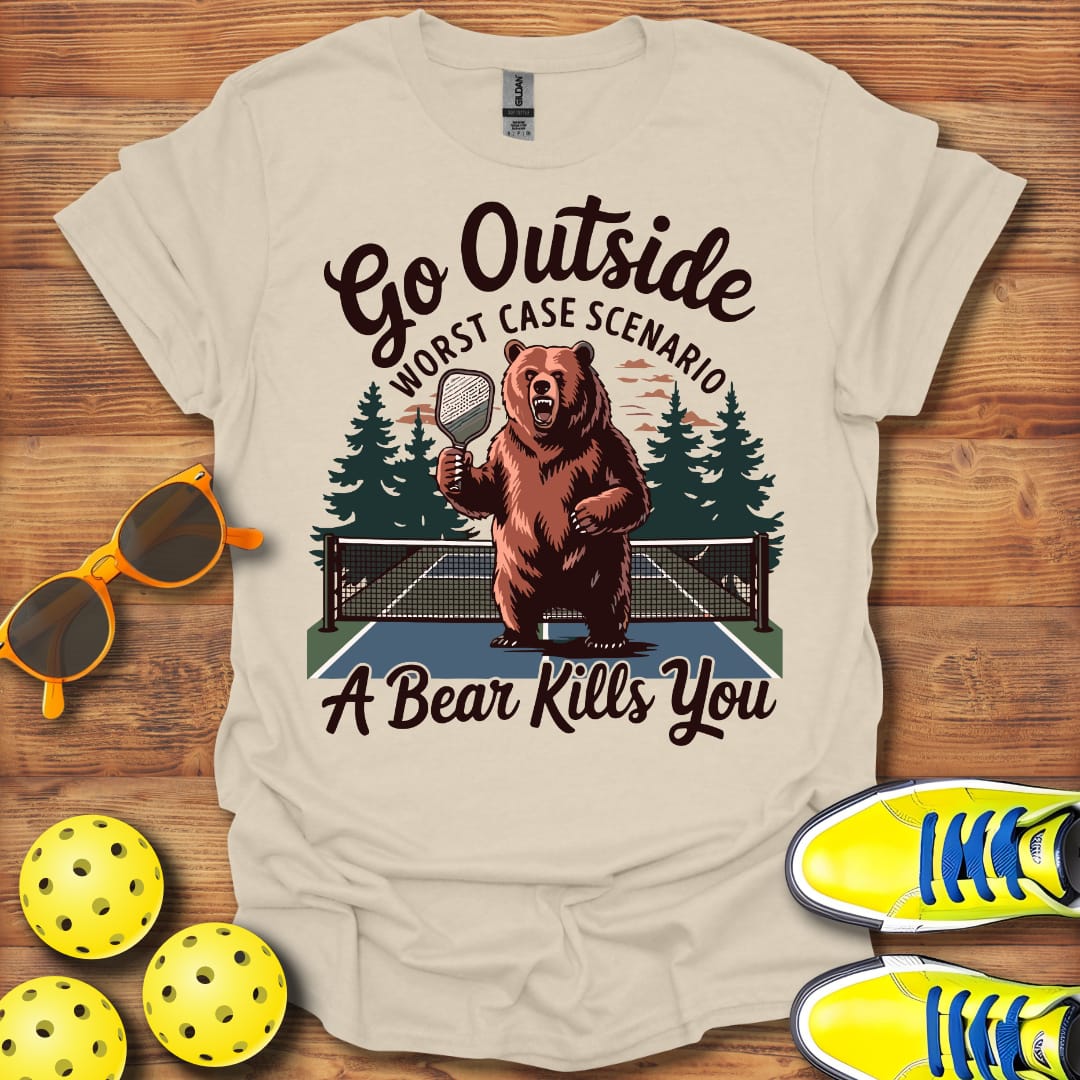 Go Outside Unisex Pickleball T-Shirt