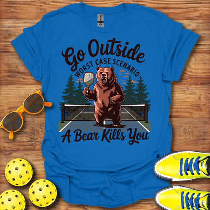 Go Outside Unisex Pickleball T-Shirt