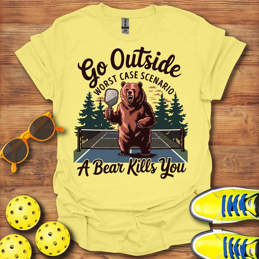 Go Outside Unisex Pickleball T-Shirt