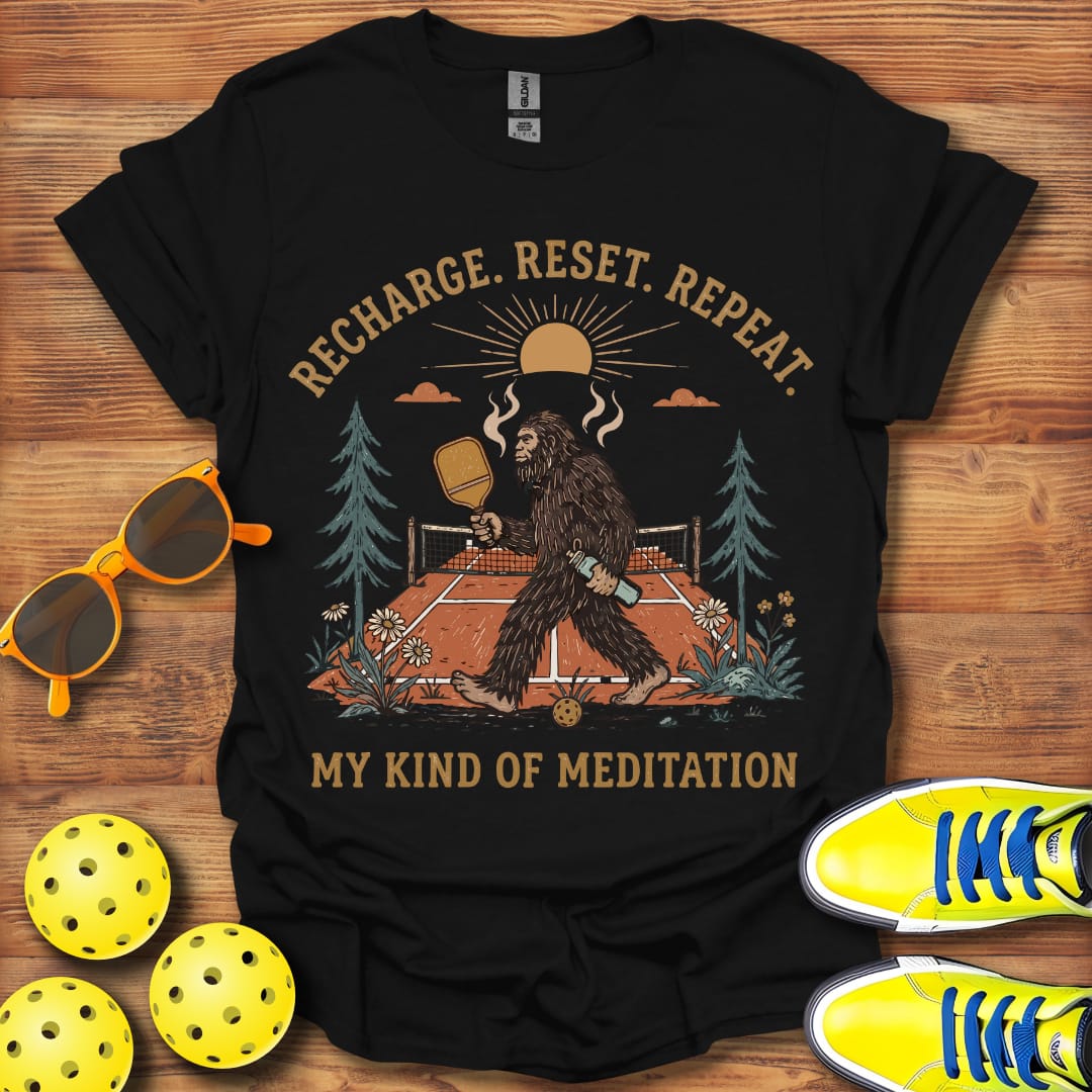 Sasquatch Yeti Unisex Pickleball T-Shirt