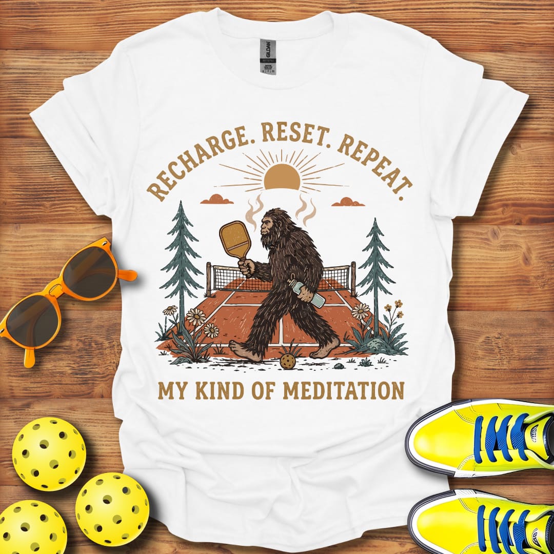 Sasquatch Yeti Unisex Pickleball T-Shirt