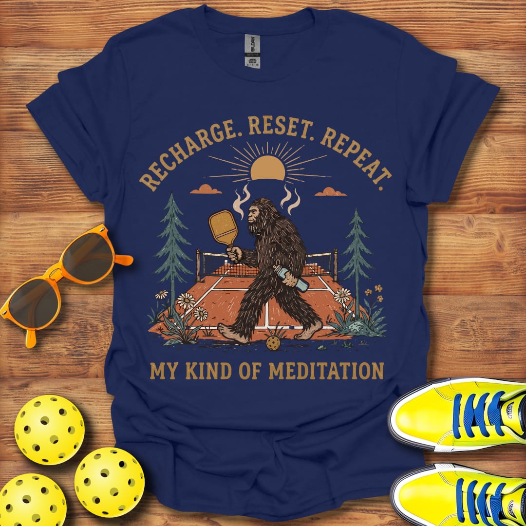 Sasquatch Yeti Unisex Pickleball T-Shirt