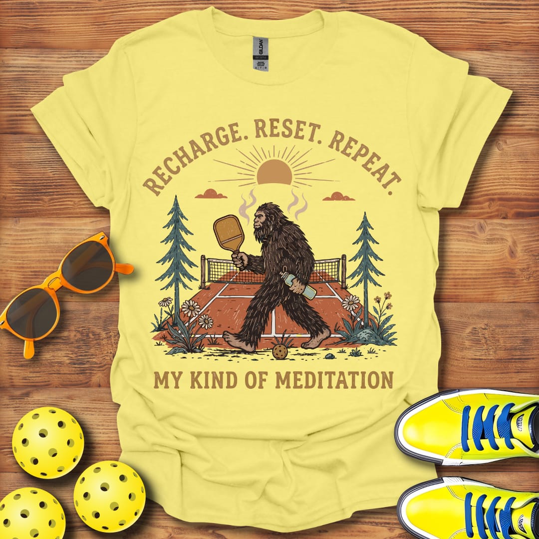 Sasquatch Yeti Unisex Pickleball T-Shirt
