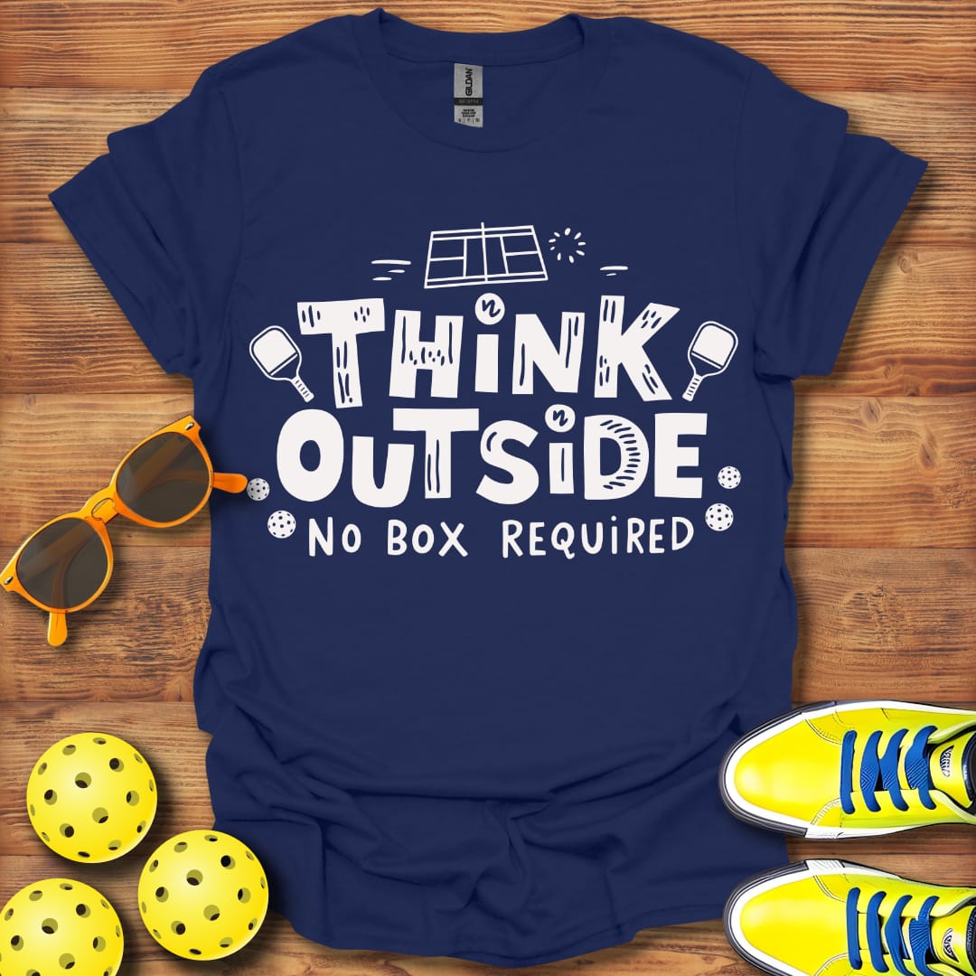 Think Outside The Box Unisex Pickleball T-Shirt